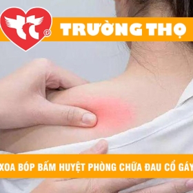 Xoa bóp bấm huyệt phòng chữa đau cổ gáy