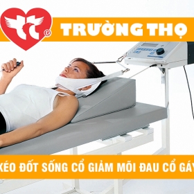 Kéo đốt sống cổ giảm mõi đau cổ gáy 
